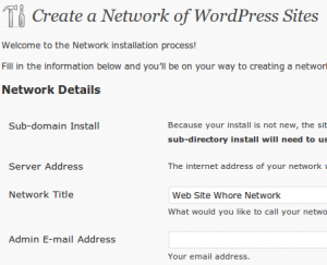 wp 3.0 multisite setup wp 3.0 multisite setup