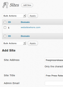 wordpress sub-domain multisite setup wordpress sub-domain multisite setup