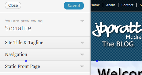 customize wordpress theme